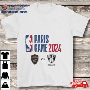 Nba Paris Game 2024 Cleveland Vs Cleveland Matchup Logo T Shirts