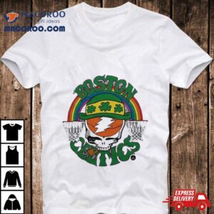 Nba X Grateful Dead X Boston Celtics Skull Tshirt