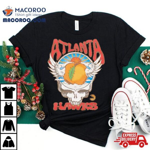 Nba X Grateful Dead X Hawks Skull Shirt