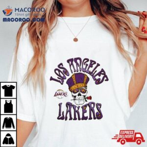 Nba X Grateful Dead X Lakers Skull And Rose Tshirt