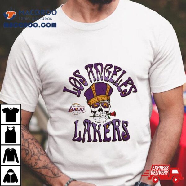 Nba X Grateful Dead X Lakers Skull And Rose Shirt