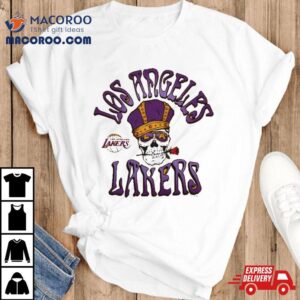 Nba X Grateful Dead X Lakers Skull And Rose Tshirt