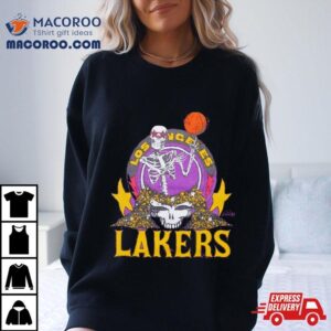 Nba X Grateful Dead X Lakers Skull Tshirt