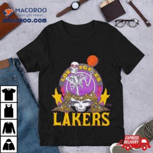 Nba X Grateful Dead X Lakers Skull Tshirt