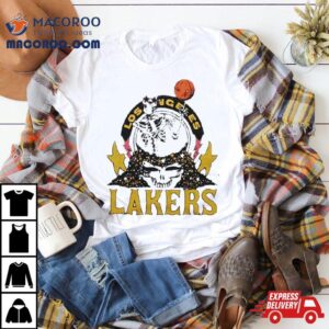 Nba X Grateful Dead X Los Angeles Lakers Skull Tshirt