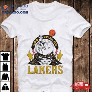 Nba X Grateful Dead X Los Angeles Lakers Skull Tshirt