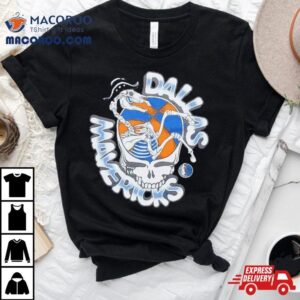 Nba X Grateful Dead X Mavs Skull Shirt