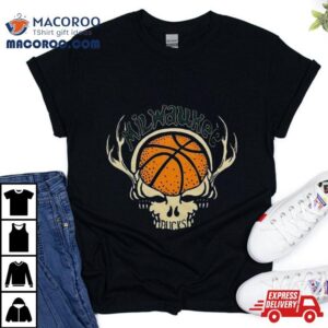 Nba X Grateful Dead X Milwaukee Bucks Skull Tshirt