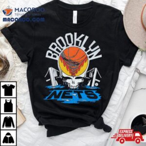 Nba X Grateful Dead X Nets Skull Tshirt