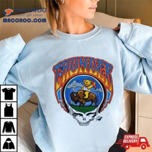 Nba X Grateful Dead X Oklahoma City Thunder Skull Tshirt