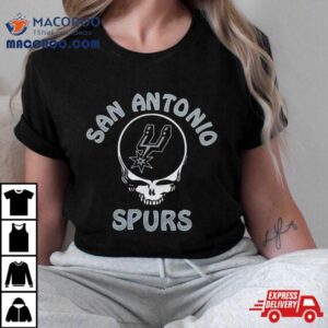 Nba X Grateful Dead X San Antonio Spurs Skull Tshirt