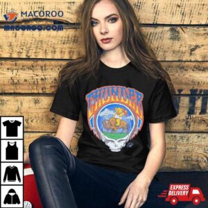 Nba X Grateful Dead X Thunder Skull Tshirt