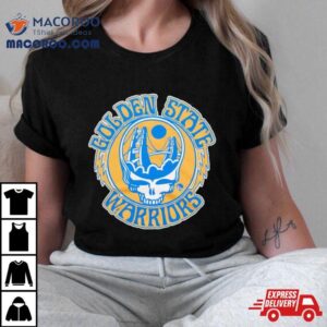 Nba X Grateful Dead X Warriors Skull Tshirt