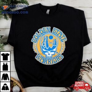 Nba X Grateful Dead X Warriors Skull Tshirt