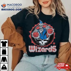 Nba X Grateful Dead X Washington Wizards Skull 2024 T Shirt