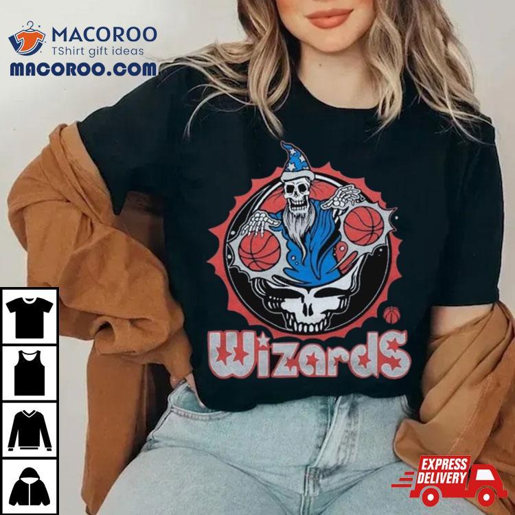 Nba X Grateful Dead X Washington Wizards Skull 2024 T Shirt Nba X Grateful Dead X Washington Wizards Skull 2024 T Shirt