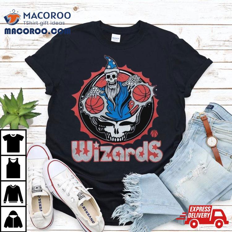 Nba X Grateful Dead X Washington Wizards Skull 2024 T Shirt Nba X Grateful Dead X Washington Wizards Skull 2024 T Shirt