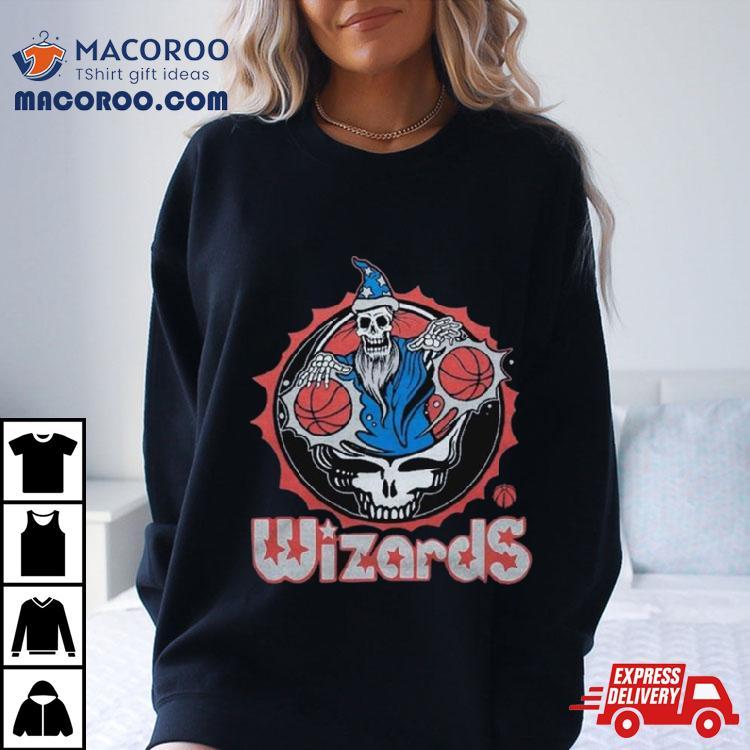 Nba X Grateful Dead X Washington Wizards Skull 2024 T Shirt Nba X Grateful Dead X Washington Wizards Skull 2024 T Shirt