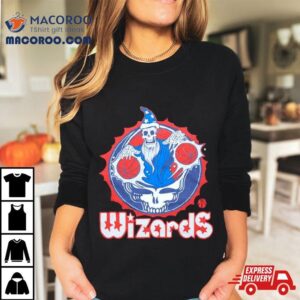 Nba X Grateful Dead X Wizards Skull Tshirt