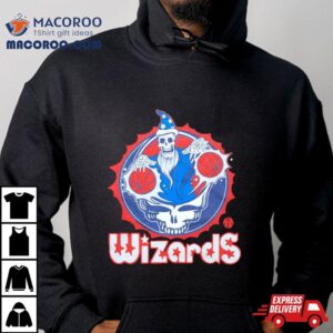 Nba X Grateful Dead X Wizards Skull Tshirt