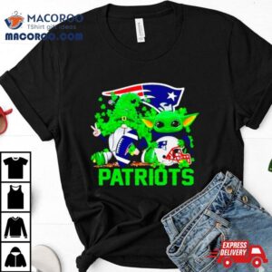 New England Patriots Baby Yoda Happy St.patrick’s Day Shamrock Shirt