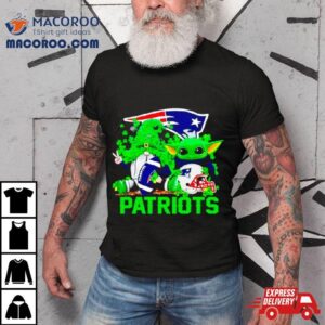 New England Patriots Baby Yoda Happy St Patrick Rsquo S Day Shamrock Tshirt