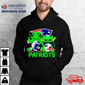 New England Patriots Baby Yoda Happy St Patrick Rsquo S Day Shamrock Tshirt