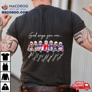 New England Patriots Nfl God Says You Are Unique Special Lovely Precious Strong Chosen Forgiven Tshirt