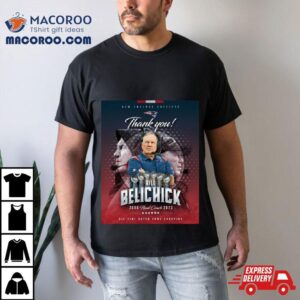 New England Patriots Thank You Coach Belichick Tshirt