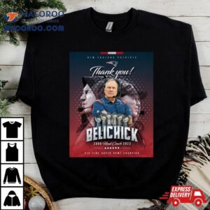 New England Patriots Thank You Coach Belichick Tshirt