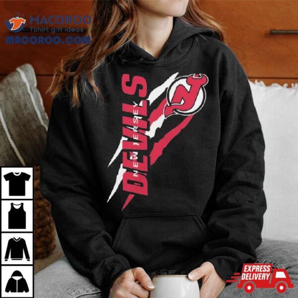 New Jersey Devils Starter Black Color Scratch Shirt