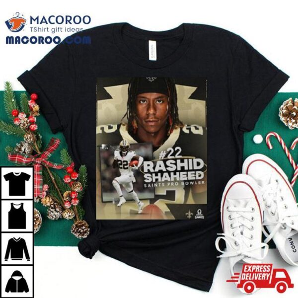 New Orleans Saints Rashid Shaheed Selected For Nfc 2024 Pro Bowl T Shirt