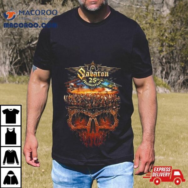 New Sabaton 25th Anniversary T Shirt