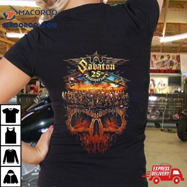 New Sabaton 25th Anniversary T Shirt