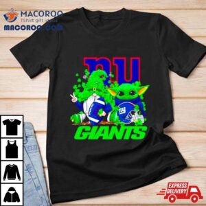 New York Giants Baby Yoda Happy St Patrick Rsquo S Day Shamrock Tshirt