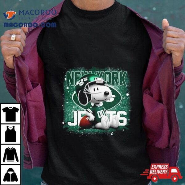 New York Jets Mix Snoopy T Shirt