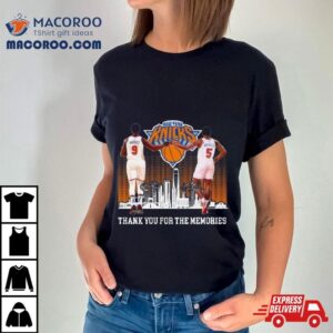 New York Knicks Rj Barrett And Immanuel Quickley Thank You For The Memories Signatures Shirt