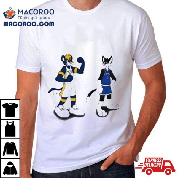 New York Knicks Vs Indiana Pacers Nba Mascot T Shirt