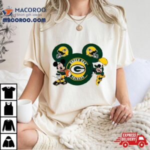 Nfl Green Bay Packers Disney Mickey Minnie Tshirt