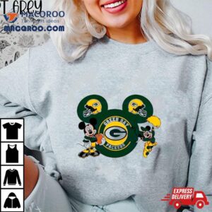 Nfl Green Bay Packers Disney Mickey Minnie Tshirt