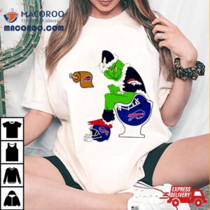 Nfl Grinch Buffalo Bills And Denver Broncos Tshirt