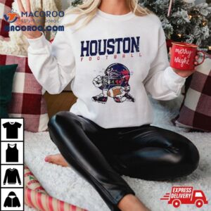 Nfl Houston Texans Football Helmet Run Vintage Tshirt