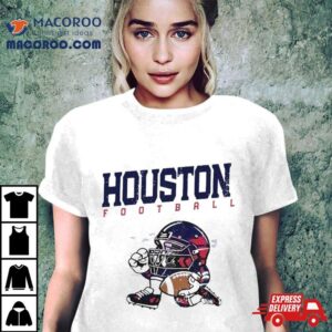 Nfl Houston Texans Football Helmet Run Vintage Tshirt