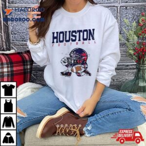 Nfl Houston Texans Football Helmet Run Vintage Tshirt