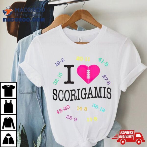 Nfl I Love Scorigamis Shirt