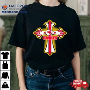 Nfl Red Crusader Cross Kansas City Chiefs Tshirt