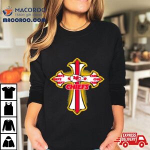 Nfl Red Crusader Cross Kansas City Chiefs Tshirt