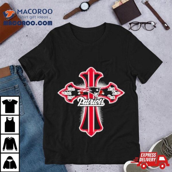 Nfl Red Crusader Cross New England Patriots 2024 T Shirt