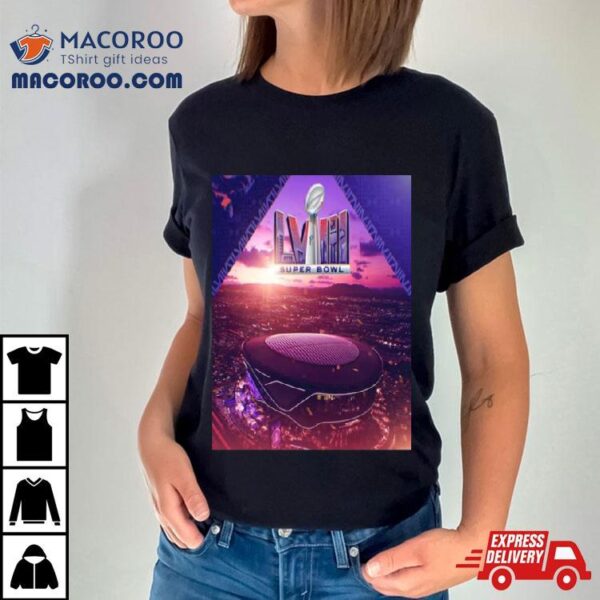 Nfl Super Bowl Lviii In Las Vegas 2024 Allegiant Stadium T Shirt