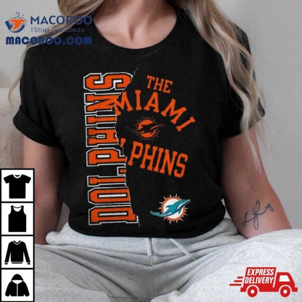 Nfl Team Apparel Miami Dolphins Tear Up T Shirt